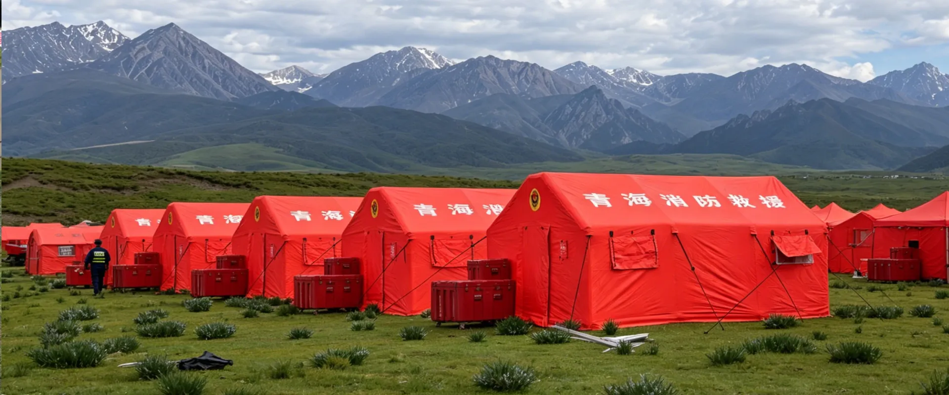 Emergency Frame&inflatable Tent