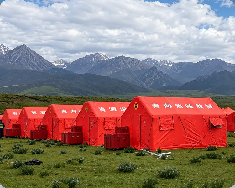 Emergency Frame&inflatable Tent