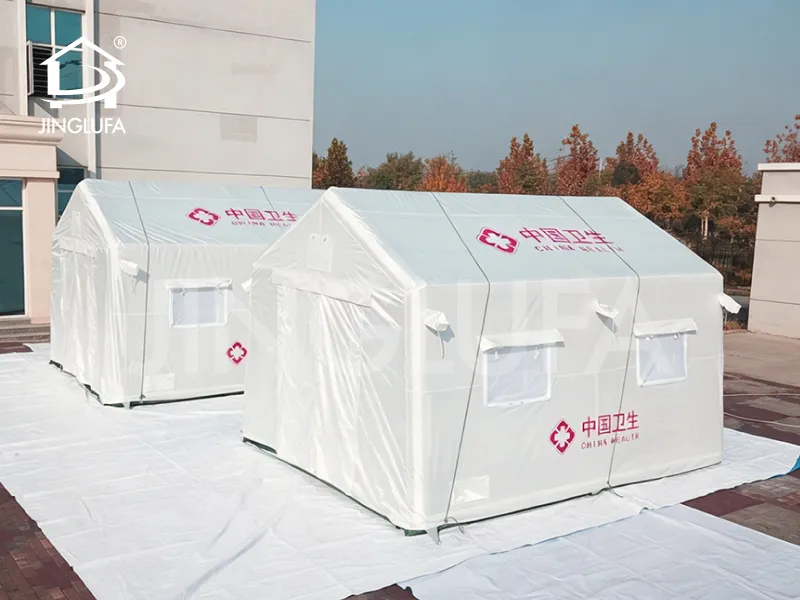 White Inflatable Medical Tent