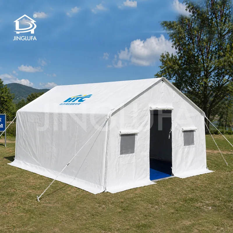 White Emergency Relief Frame Tent