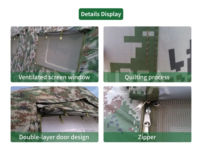 Inflatable command tent