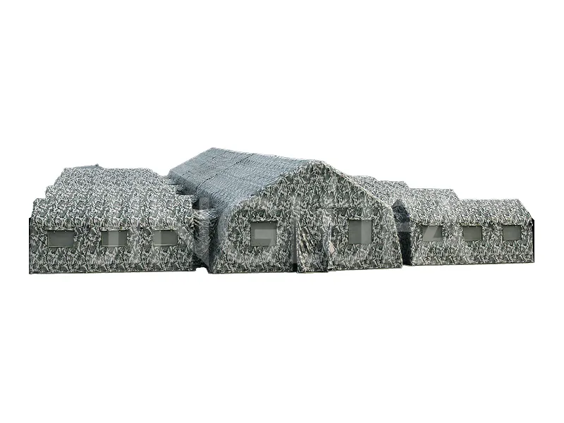 Inflatable command tent