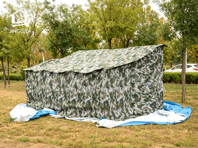 Camo car side tent
