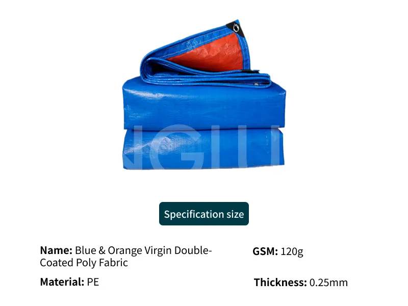 Virgin Double-Coated Poly Fabric