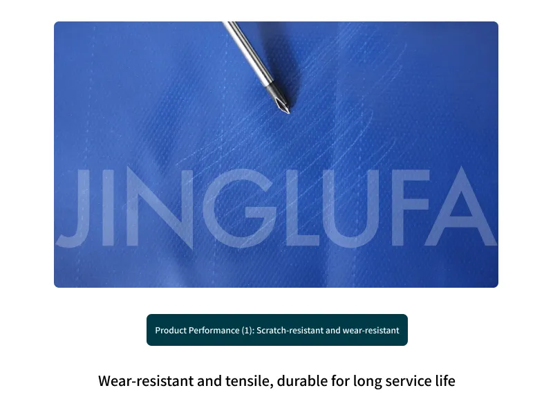 Heavy-Duty Knife-Coated PVC High-Tenacity Polyester Fabric