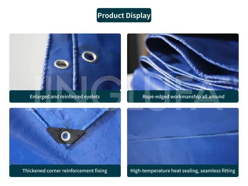 Heavy-Duty Knife-Coated PVC High-Tenacity Polyester Fabric