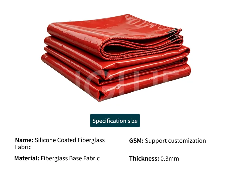 Silicone Coated Fiberglass Fabric