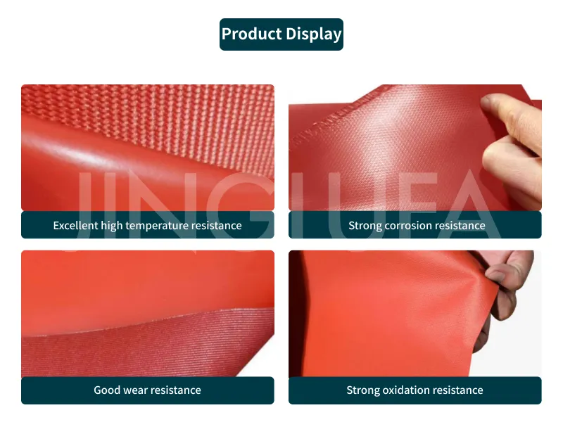 Titanium Reinforced Silicone Coated Fiberglass Fabric