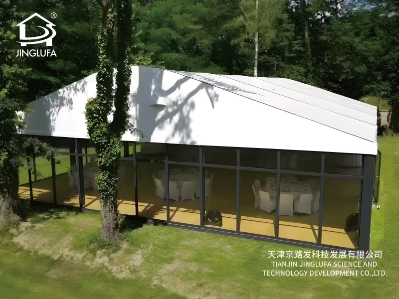 Jinglufa Tents professional crew assembling custom event marquee tent Jinglufa Tents professional crew assembling custom event marquee tent